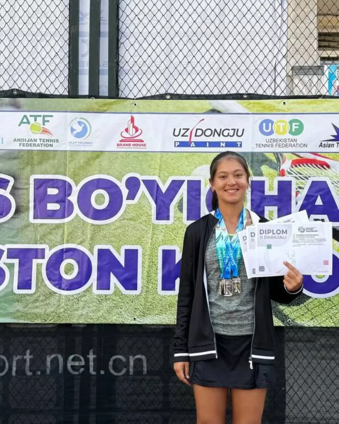 Mumtozbegim Akramova 2012, Uzbekistan đșđż | Tennis junior interview, Jul 2025 4 mumtozbegim akramova 2012 uzbekistan tennis junior girl 2