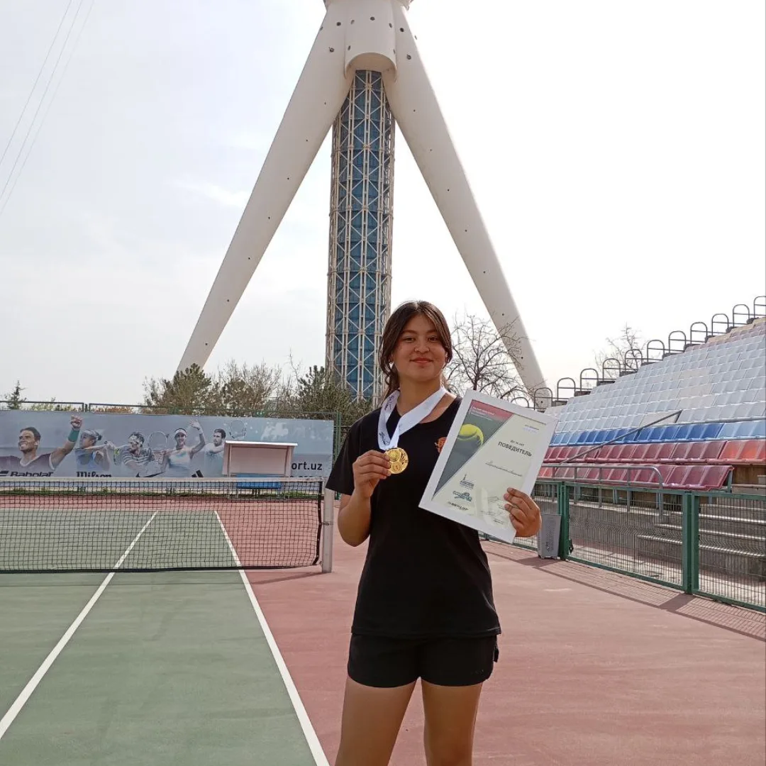 Mumtozbegim Akramova 2012, Uzbekistan đșđż | Tennis junior interview, Jul 2025 5 mumtozbegim akramova 2012 uzbekistan tennis junior girl 4