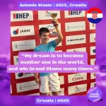 Antonio Stanic 2015, Croatia 🇭🇷 | Tennis junior interview, Jul 2025 1 tennis papers antonio stanic 2015 croatia tennis junior boy profile