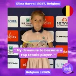 Elina Barra 2017, Belgium ๐ง๐ช | Junior interview, Jul 2025 1 tennis papers elina barra 2014 belgium tennis junior girl profile