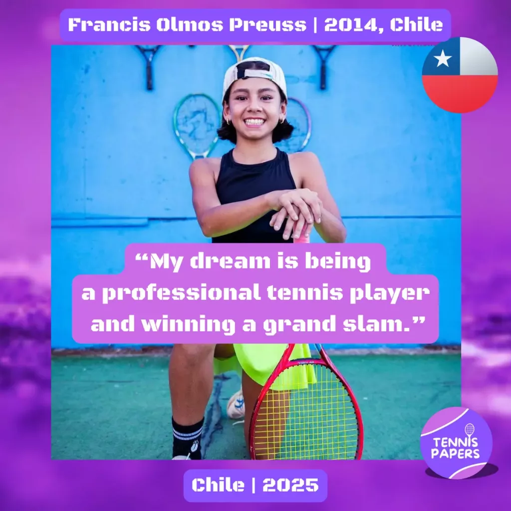 Junior Girl Tennis Players Interviews 25 tennis papers francis olmos preuss 2014 chilean tennis junior girl profile