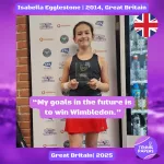 Isabella Egglestone 2014, Great Britain 🇬🇧 | Junior interview, Jul 2025 1 tennis papers isabella egglestone 2014 great britain junior tennis profile