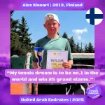 Alex Kinnari 2013, Finland ๐ซ๐ฎ | Tennis junior interview, Jul 2025 1 tennis papers profile alex kinnari 2013 finland tennis junior boy
