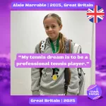 Alsie Marrable 2015, Great Britain 🇬🇧 | Tennis junior interview, Jul 2025 1 tennis papers profile alsie marrable 2015 great britain tennis junior girl 2