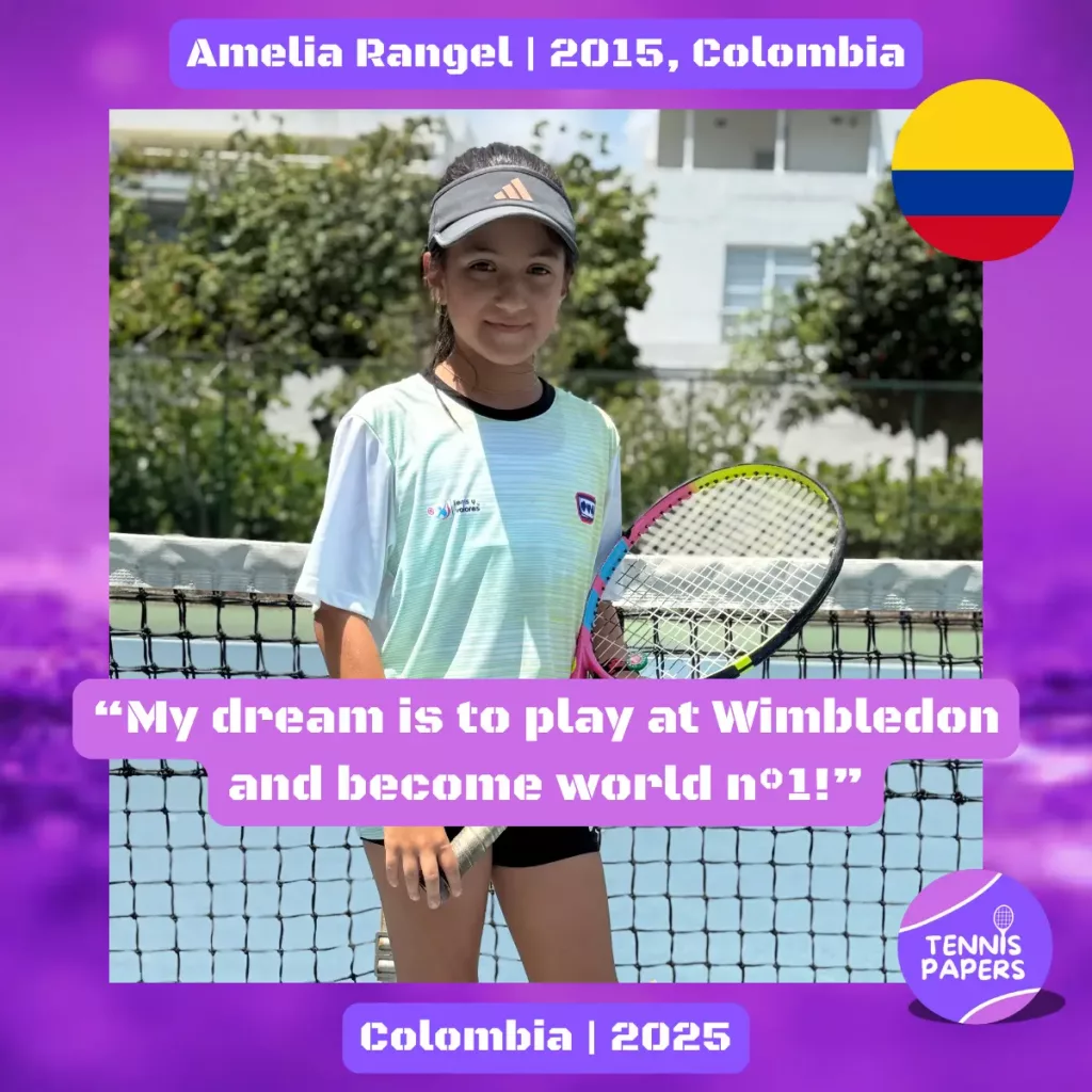 Amelia Rangel 2015, Colombia 🇨🇴 | Tennis junior interview, Jul 2025 1 tennis papers profile amelia rangel 2015 colombia tennis junior girl 2