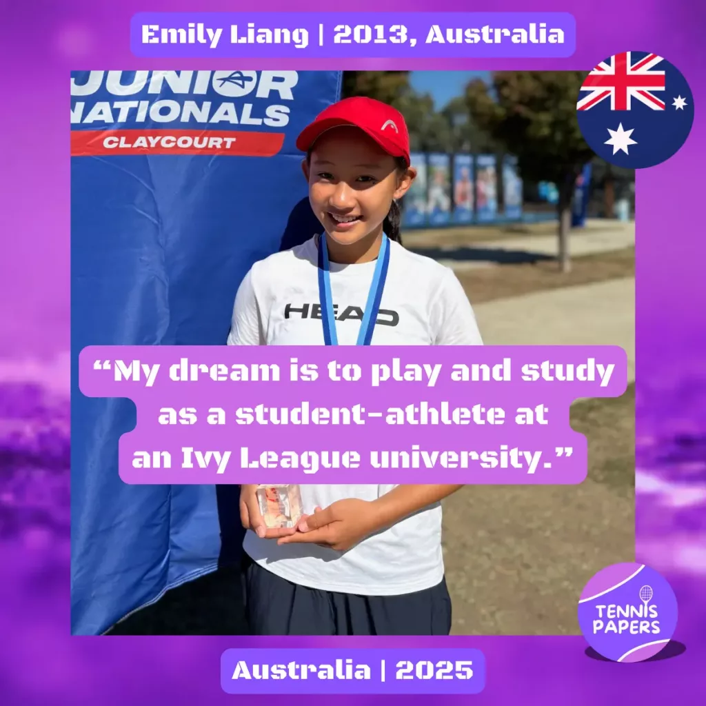Junior Girl Tennis Players Interviews 5 tennis papers profile emily liang 2013 australia tennis junior girl