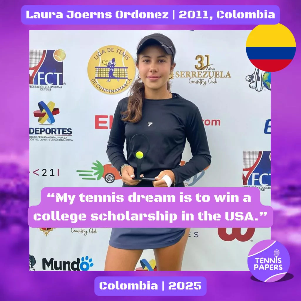 Junior Girl Tennis Players Interviews 37 tennis papers profile laura joerns ordonez 2011 colombia tennis junior girl