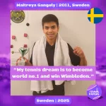 Maitreya Ganguly 2011, Sweden 🇸🇪 | Tennis junior interview, Jul 2025 1 tennis papers profile maitreya ganguly 2015 india tennis junior boy 4