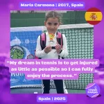 tennis papers profile maria carmona 2017 spain tennis junior girl 2