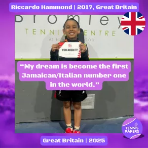 tennis papers profile riccardo hammond 2017 great britain tennis junior boy 3