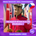 Simon Janousek 2011, Czech Republic 🇨🇿 | Tennis junior interview, Jul 2025 1 tennis papers profile simon janousek 2011 czech republic tennis junior boy