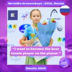 Veronika Krasovskaya 2016, Russia 🇷🇺 | Tennis junior interview, Jul 2025 1 tennis papers profile veronika krasovskaya 2016 russia tennis junior girl