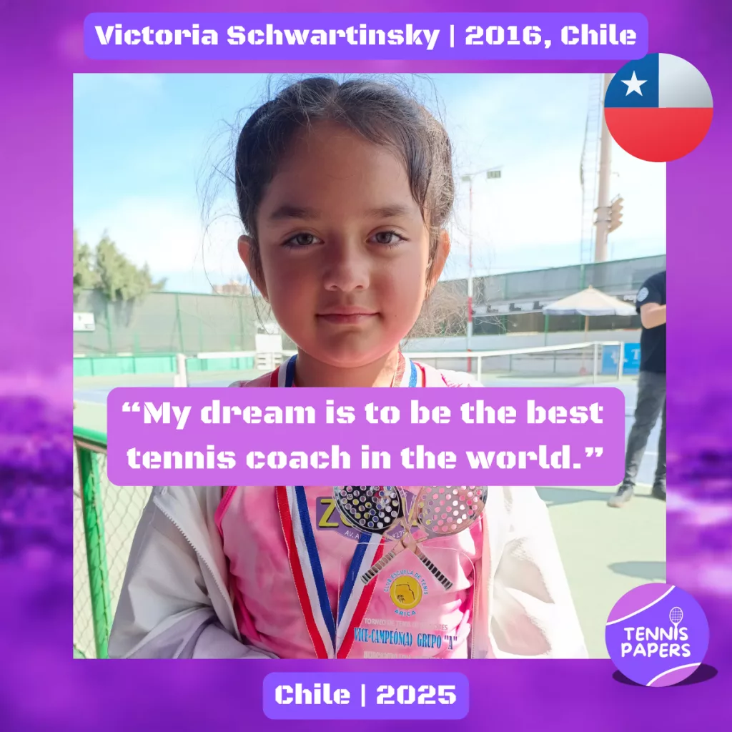 Junior Girl Tennis Players Interviews 23 tennis papers profile victoria schwartinsky 2016 chile tennis junior girl 2