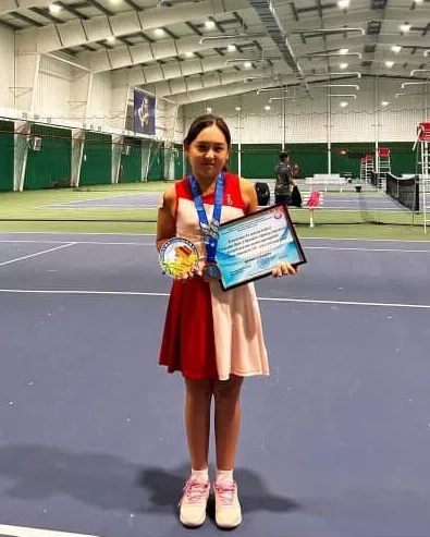 Alima Khamitova 2013, Kazakhstan 🇰🇿 | Tennis junior girl 6 Alima Khamitova 2013 Kazakhstan Tennis junior girl 10