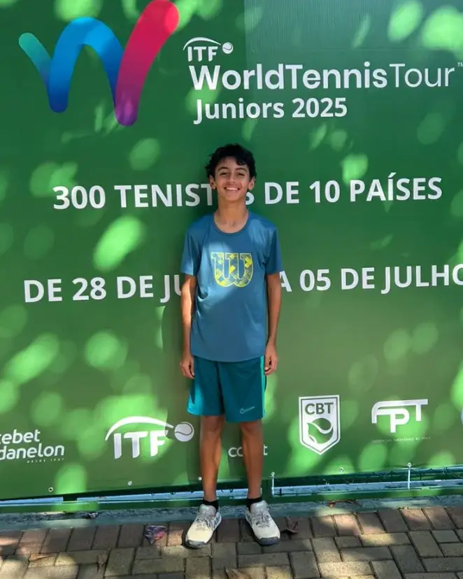 Eduardo Badar贸 2013, Brazil 馃嚙馃嚪 | Tennis junior boy 5 Eduardo Badaro 2013 Brazil Tennis junior boy 2