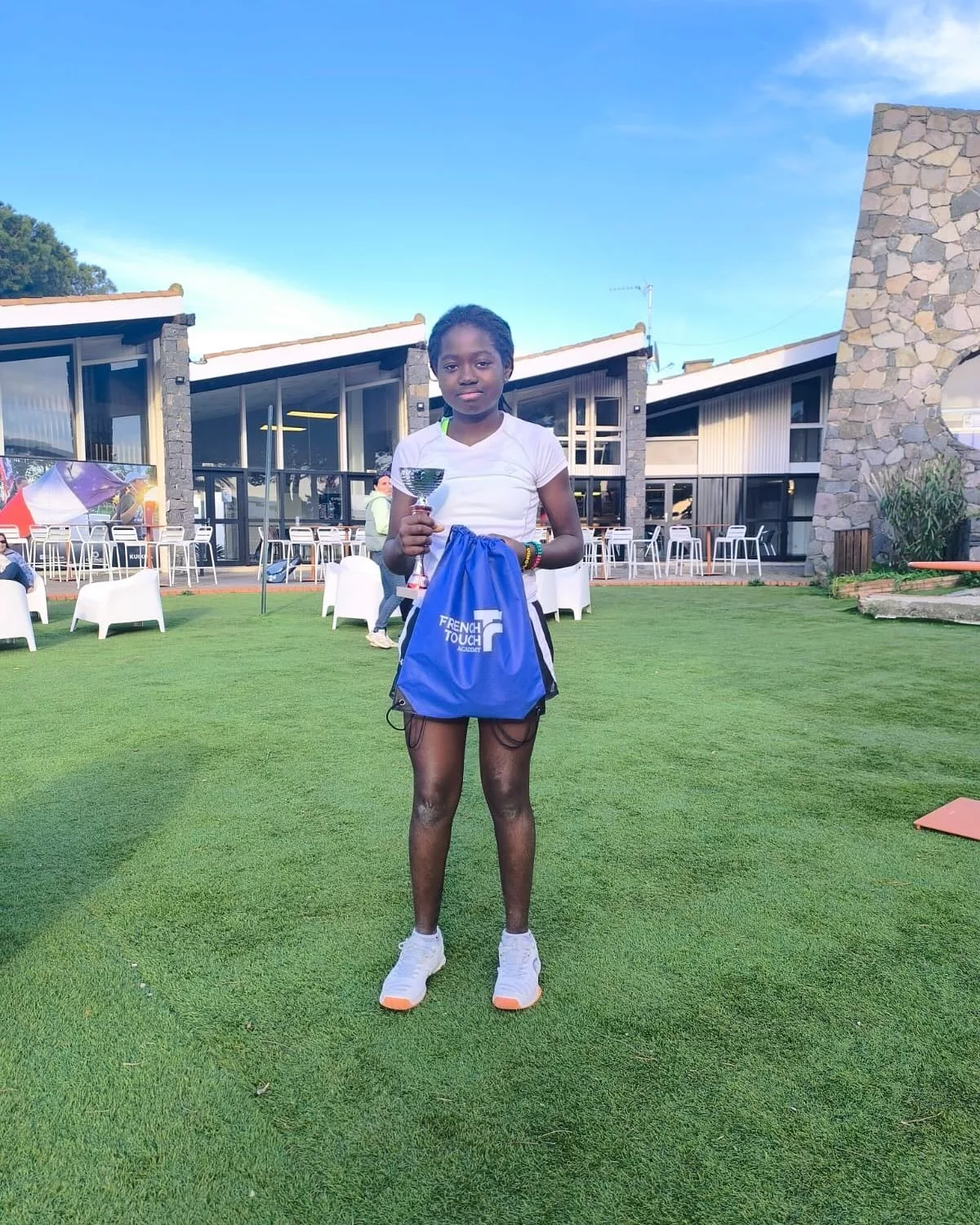 Gloria Temgoua 2012, Cameroon | Tennis junior girl 2 Gloria Temgoua 2012 Cameroon Tennis junior girl 1