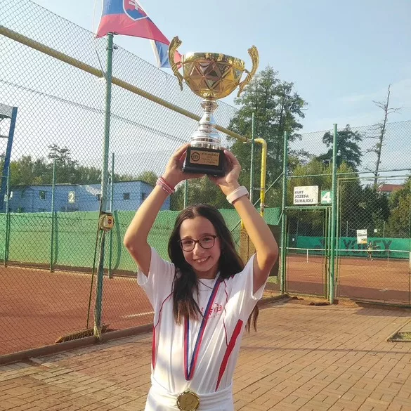 Karin Júlia Gajdošechová 2013, Slovakia 🇸🇰 | Tennis junior girl 2 Karin Julia Gajdosechova 2013 Slovakia Tennis junior girl 1