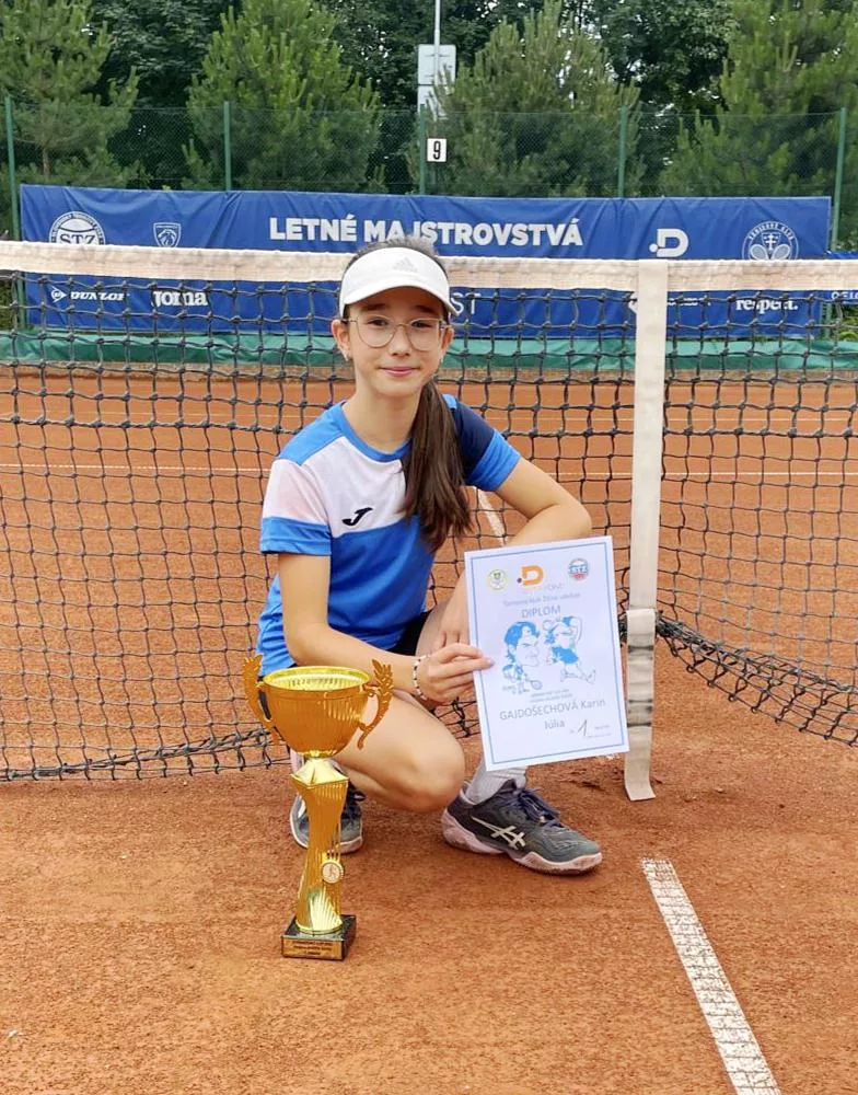 Karin Júlia Gajdošechová 2013, Slovakia 🇸🇰 | Tennis junior girl 3 Karin Julia Gajdosechova 2013 Slovakia Tennis junior girl 2