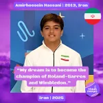 Amirhossein Hassani 2013, Iran 🇮🇷 | Tennis junior boy 1 Amirhossein-Hassani-2013-Iran-Tennis-junior-boy