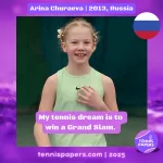 Arina Churaeva 2013, Russia ๐ท๐บ | Tennis junior girl 1 Arina-Churaeva-2013-Russia-Tennis-junior-girl