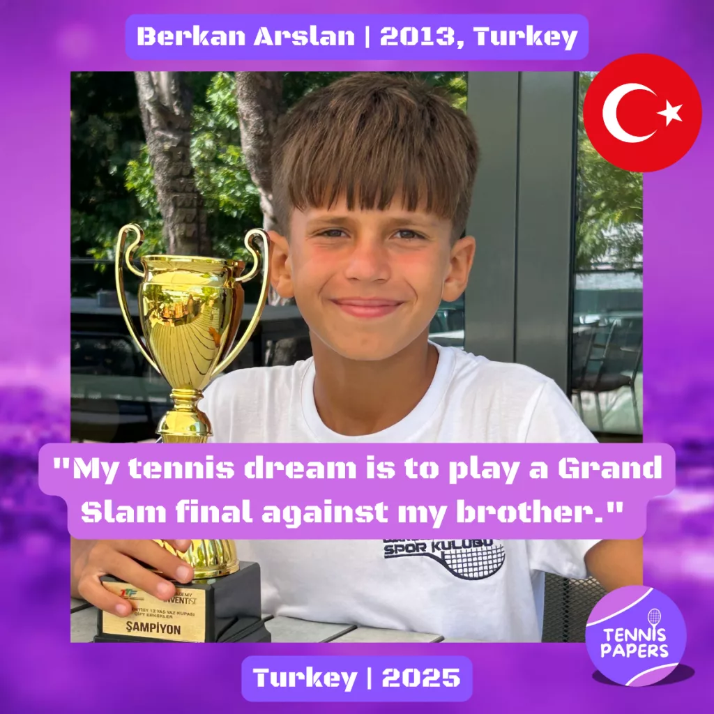 Berkan Arslan 2013, Turkey 🇹🇷 | Tennis junior boy 1 Berkan-Arslan-2013-Turkey-Tennis-junior-boy