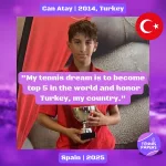 Can Atay 2014, Turkey 🇹🇷 | Tennis junior boy 1 Can-Atay-2014-Turkey-Tennis-junior-boy