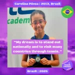 Carolina Póvoa 2013, Brazil | Tennis junior girl 1 Carolina-Povoa-2013-Brazil-Tennis-junior-girl