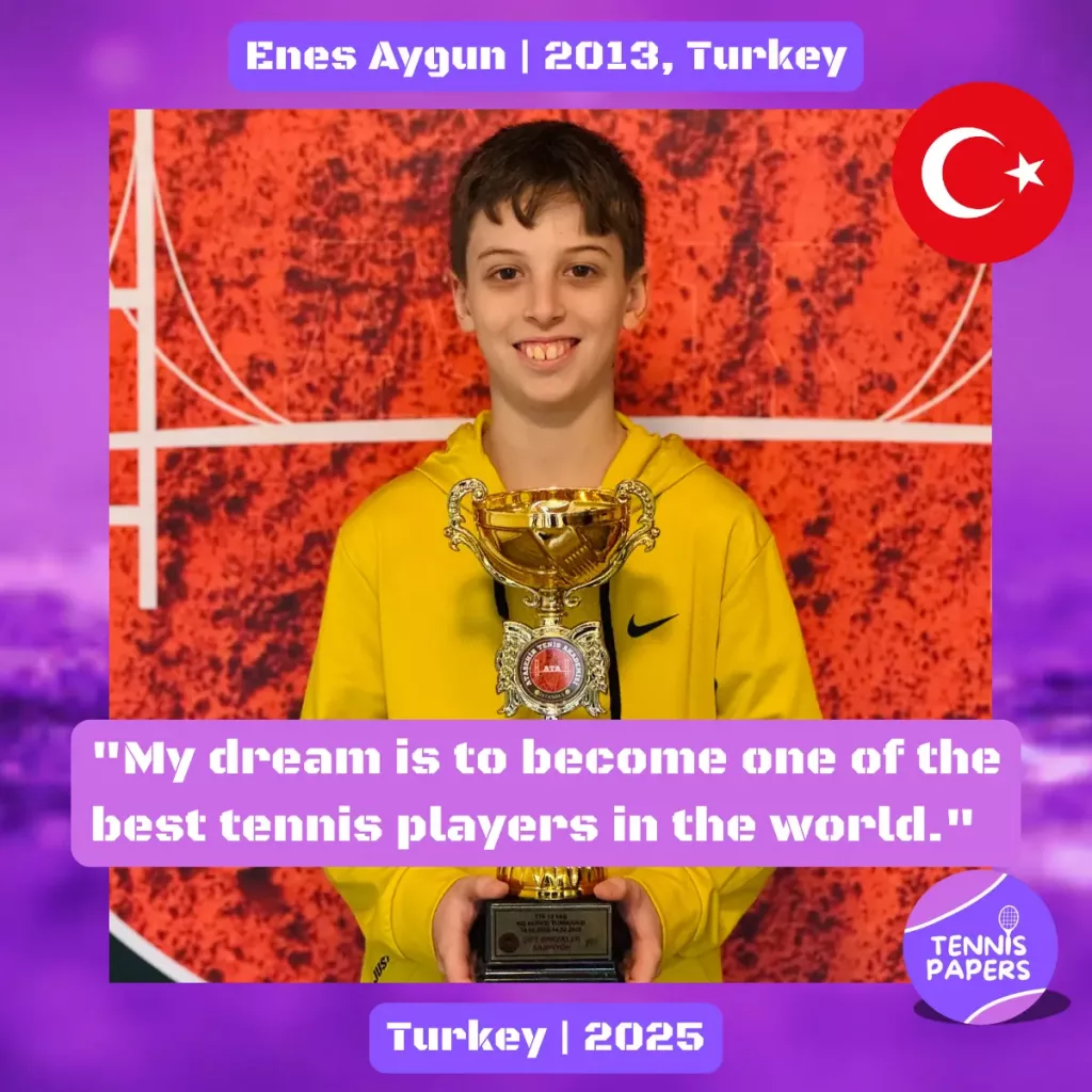 Enes Aygun 2013, Turkey 🇹🇷 | Tennis junior boy 1 Enes-Aygun-2013-Turkey-Tennis-junior-boy-1
