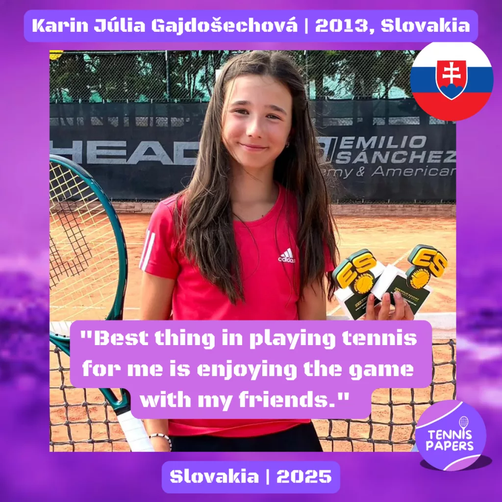 Junior Girl Tennis Players Interviews 102 Karin-Julia-Gajdosechova-2013-Slovakia-Tennis-junior-girl