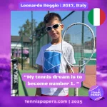 Leonardo Roggio 2017, Italy ๐ฎ๐น | Tennis junior boy 1 Leonardo-Roggio-2017-Italy-Tennis-junior-boy