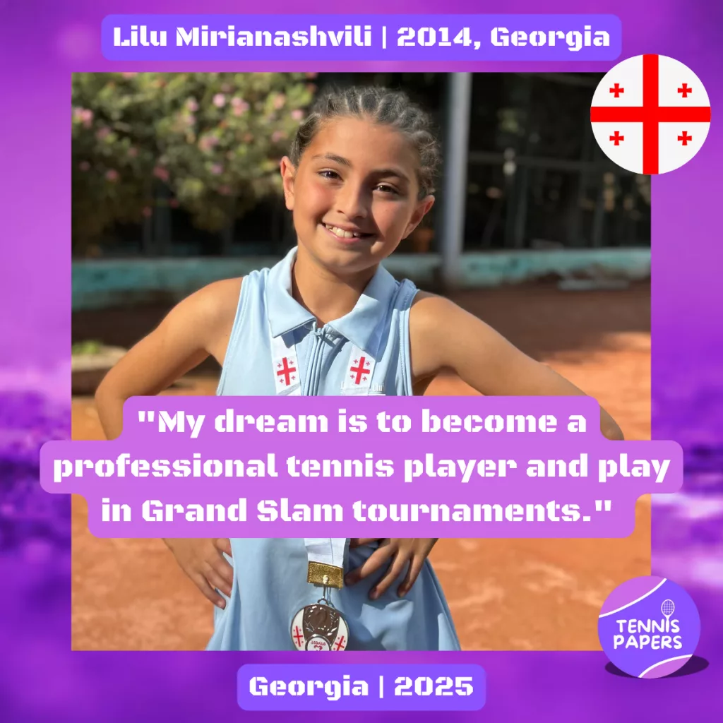 Lilu Mirianashvili 2014, Georgia 🇬🇪 | Tennis junior girl 1 Lilu-Mirianashvili-2014-Georgia-Tennis-junior-girl
