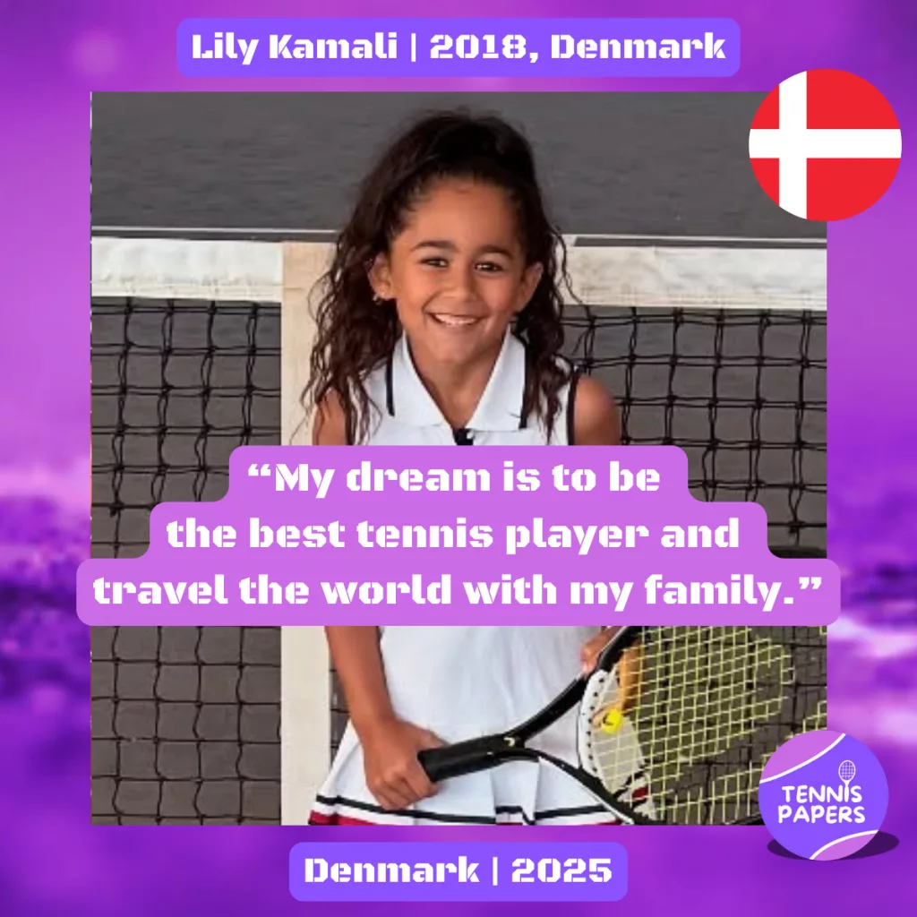 Lily Kamali 2018, Denmark 🇩🇰 | Tennis junior interview, Aug 2025 1 Lily-Kamali-2018-Denmark-Tennis-junior-girl