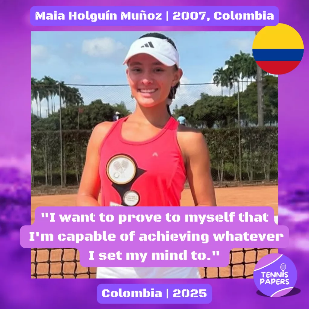 Maia Holguín Muñoz 2007, Colombia 🇨🇴 | Tennis junior girl 1 Maia-Holguin-Munoz-2007-Colombia-Tennis-junior-girl