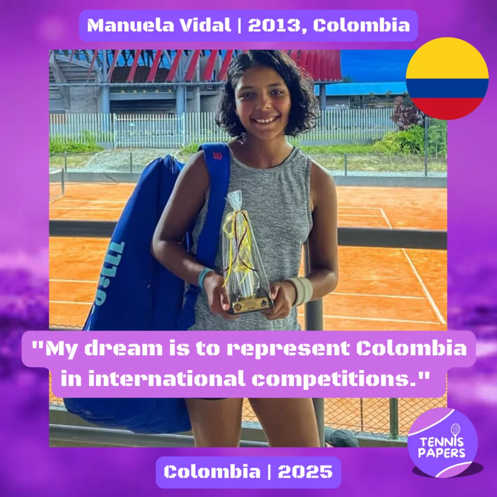 Manuela Vidal 2013, Colombia 🇨🇴 | Tennis junior girl 1 Manuela-Vidal-2013-Colombia-Tennis-junior-girl
