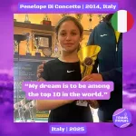 Penelope Di Concetto 2014, Italy ๐ฎ๐น | Tennis junior interview, Aug 2025 1 tennis papers profile penelope di concetto 2014 italy tennis junior girl 1